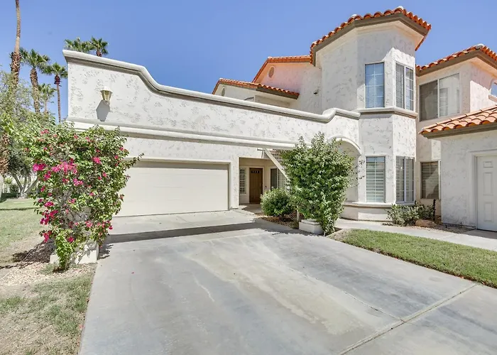 Patio + Pool Access: Stunning Palm Desert Townhome