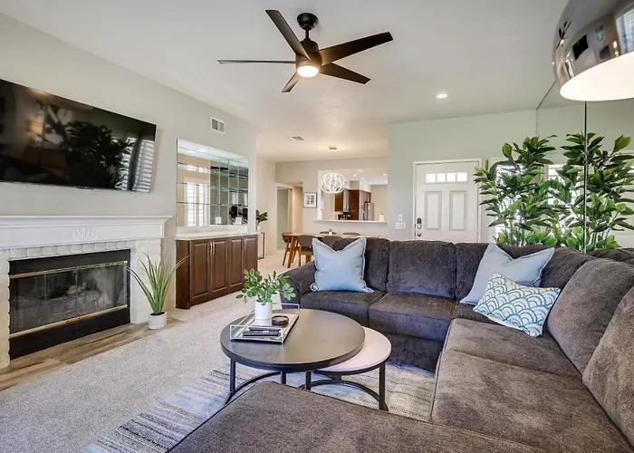 Patio + Pool Access: Stunning Palm Desert Townhome